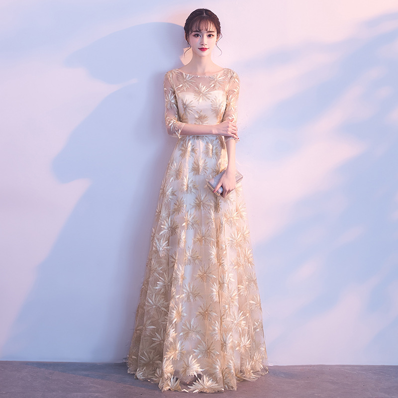 Long bridesmaid dress