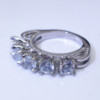 臻荣 Zirconium, fashionable wedding ring, wish, ebay, silver 925 sample