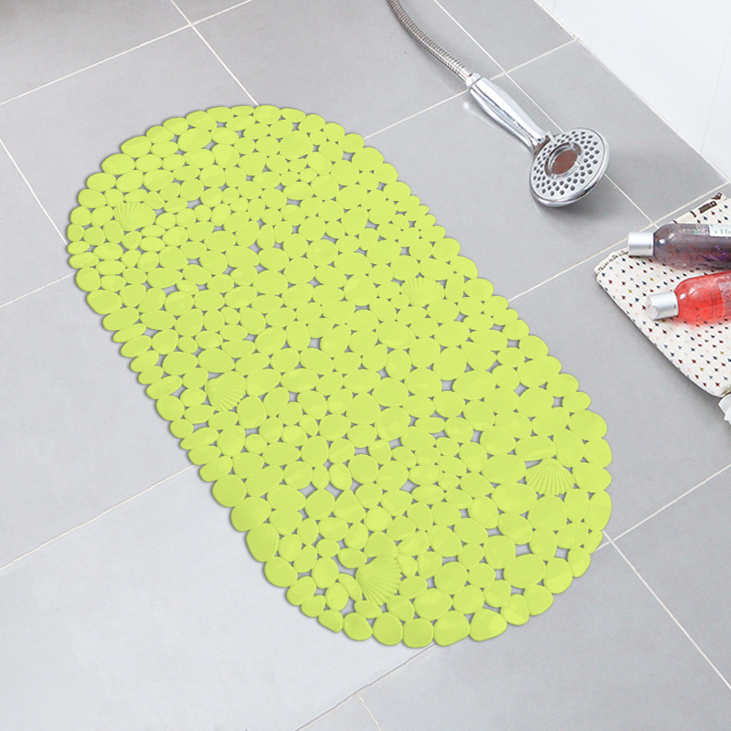Nordic color sólido baño bañera Mat impresión antideslizante alfombra de baño antideslizante estera de ducha de PVC alfombra de baño taza de succión estera