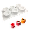 Spot French Dessert Silicone Silicone 6 Langle Pudding Cup Mousse Cake Mold DIY Baked Mochia Cake Mold