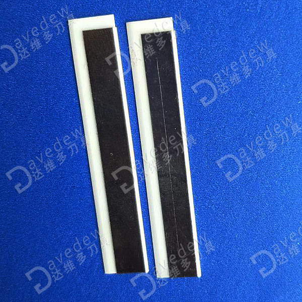 陶瓷条形切刀片60*9氧化锆条刀 吹塑膜陶瓷切刀 陶瓷化纤刀片