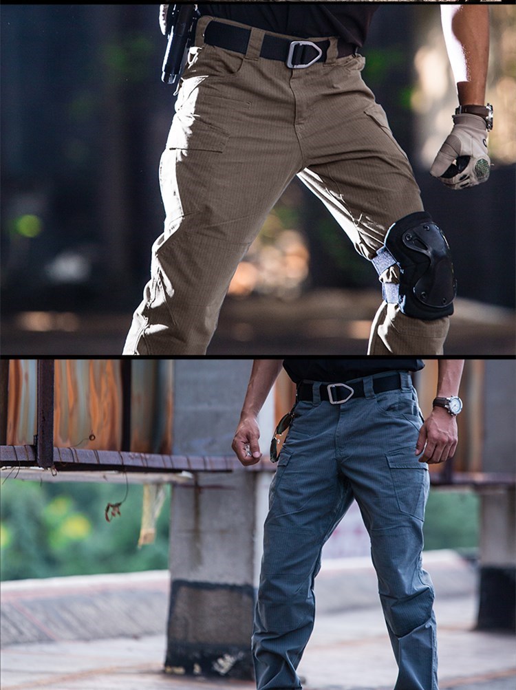Full Length Pants Length Cotton, Polyester Fabric Type Men's Outdoor Extreme Challenge Casual Solid Color Full Length Cargo Pants
