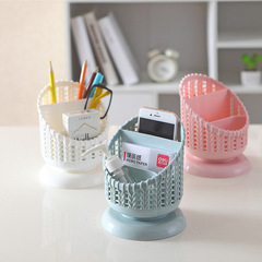 Creative and Fashion Korean Fresh Girl Cute Pen Holder Cartoon Desktop Stationery Ornament Multi-functional Storage
