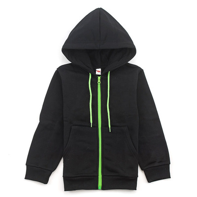 2018秋冬新款衛衣拉鏈衫運動純棉連帽衛衣定制休閑外套童加絨衛衣