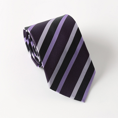 Black Tie Men Formal Business Work Professional Wedding Best Man Red Striped Wide Men's Tie Student