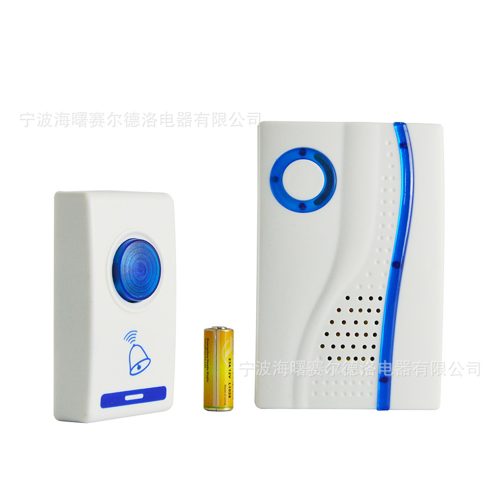 无线遥控交直流叮咚32曲3V电子音乐门铃