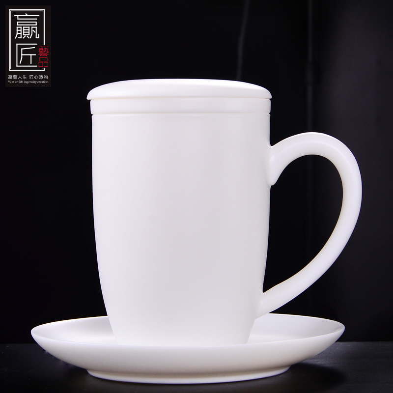 Conjunto de cuatro piezas de la taza de la Oficina de Lotus