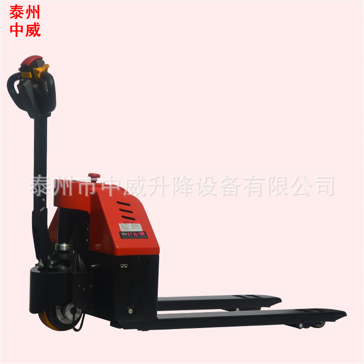 步行式全自动坦克车 自走式升高搬运车 全电动托盘搬运车铲车