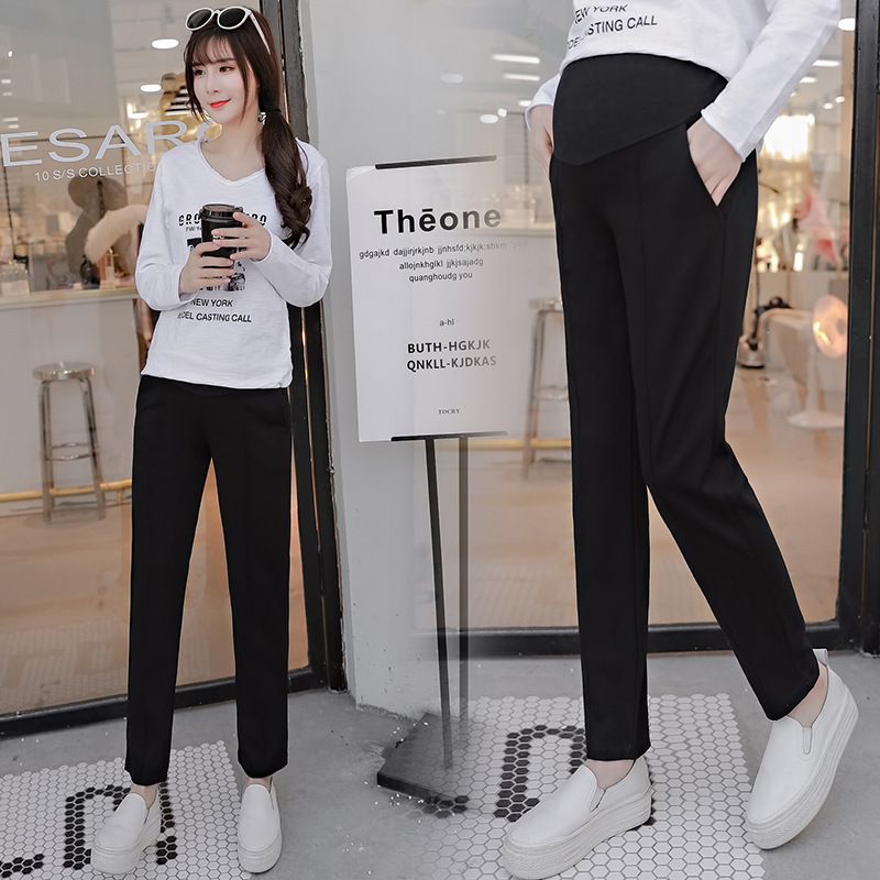 Maternity Pants Spring 2025 New Loose Wide-Leg Harem Pants Trendy Mom Outerwear Leggings Casual Pants
