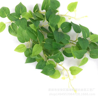 厂家直销 仿真绿植塑料3叉挂藤壁挂高仿真品质 室内装饰藤蔓