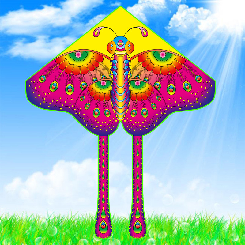 Weifang kite wholesale new pattern children Cartoon triangle butterfly kite Breeze Nasty easily fly Manufactor Direct selling
