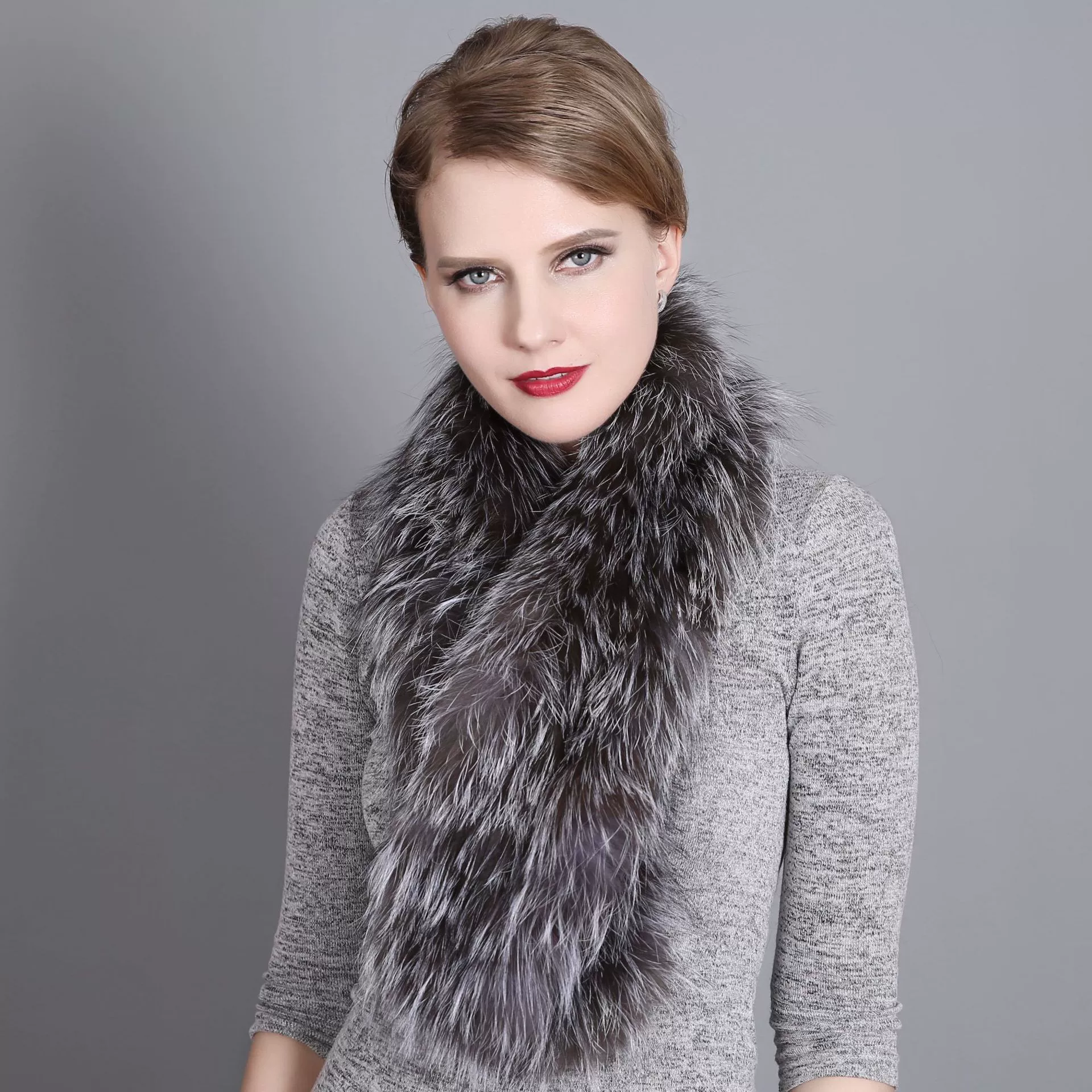 Winter universal keep warm woven scarf