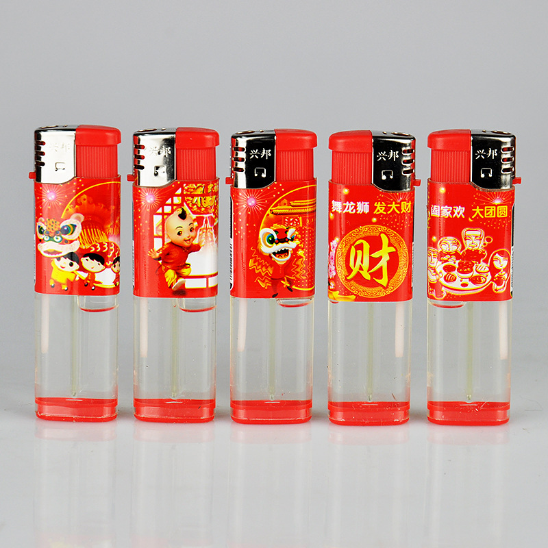 加厚一次性909打火机半包明火打火机一元机批发