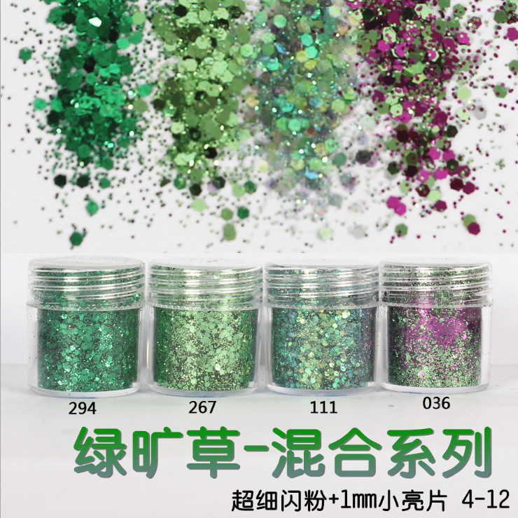 Nagel Glitzer Holografische Dekoration Flocken Glitzer DIY Nailart 3D Pailletten - Bild 9 von 28