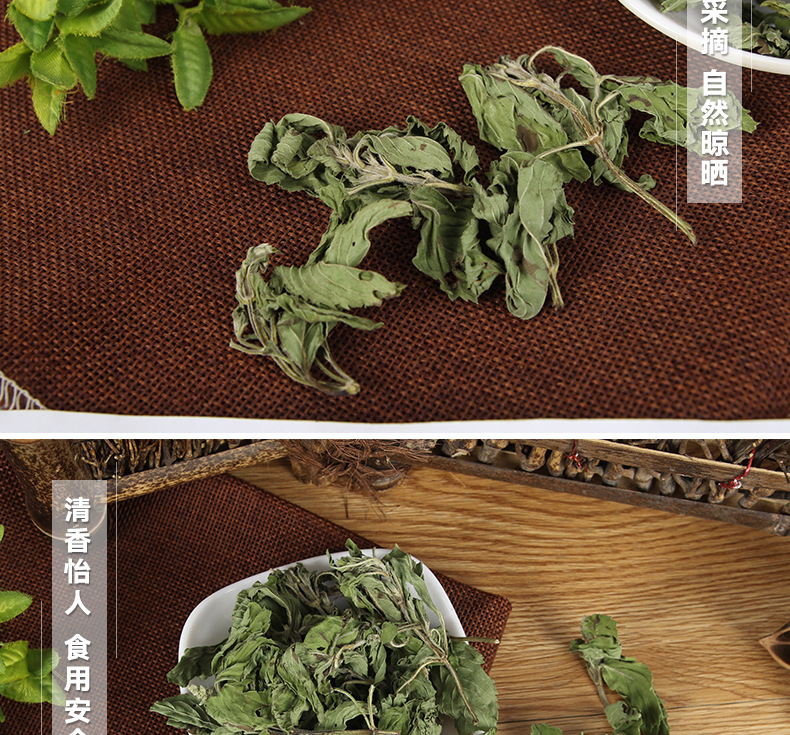 Mint Leaves (Mentha haplocalyx) — Dried Food-Herb for Cooling Herbal Teas & Blends key features