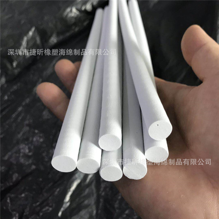 建筑填缝用白色泡棉棒子 耐腐 10mm直径eva实心棒