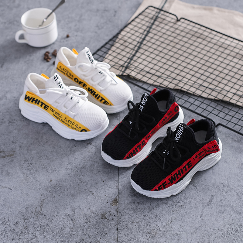 2018夏季新款儿童学生网面透气鞋子男女童镂空网眼运动休闲鞋