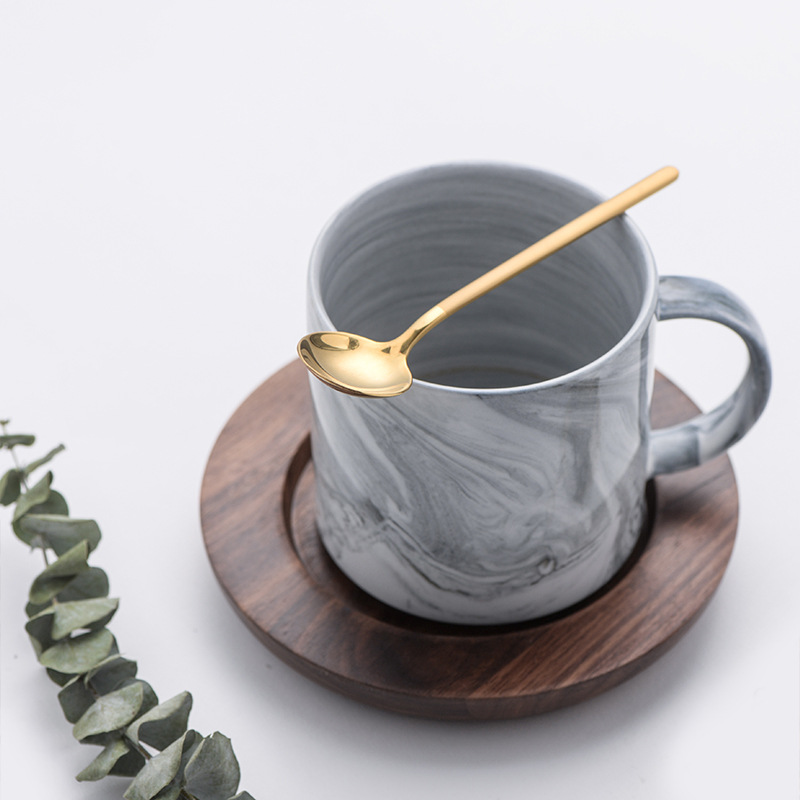 Direct From The Maufacturer: 304 Stailess Steel Coffee Creative 13cm Dessert Stirrig Roud Spoo, Titaium Small_voghion.com