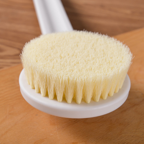 New Japanese style unprinted bath brush, long handle soft hair bath brush, massage brush, back rub bath brush wholesale