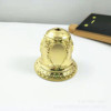 Metal golden double-sided rotating small bell, souvenir, new collection