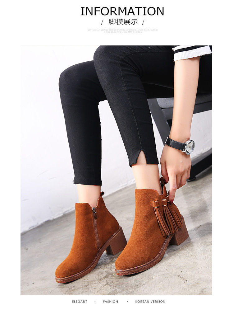 Bottes femme en En cuir - Ref 3355172 Image 14