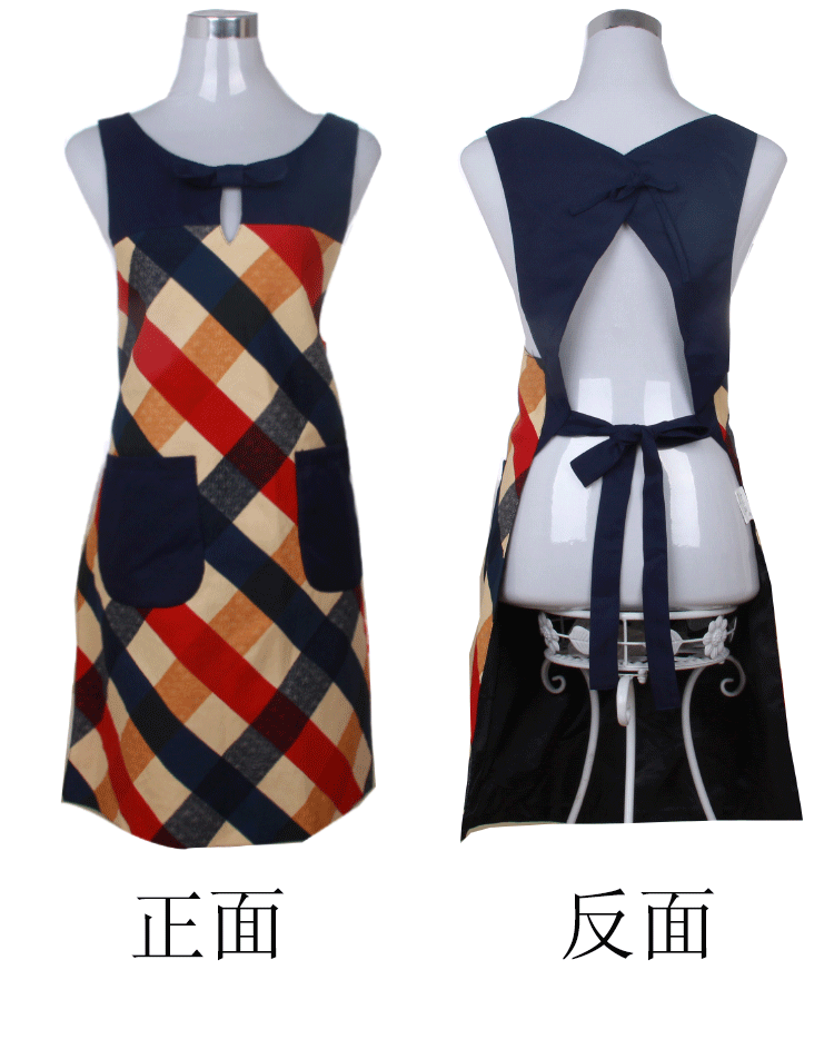 家居 厨房围裙 韩版棉麻防油污背带围裙 服务工作，围裙定做logo