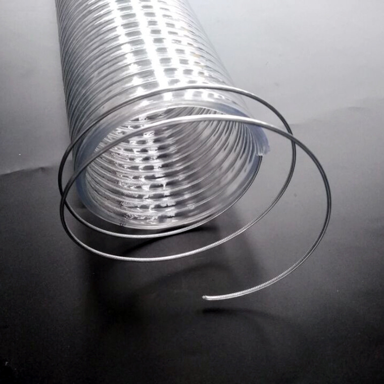 pvc钢丝软管 耐油耐低温油田输油车用化工用耐负压透明钢丝管