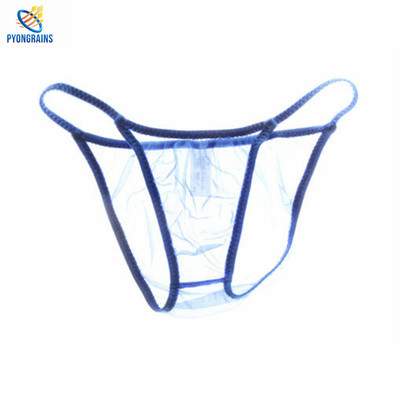 新款雪光亮网纱男士三角内裤透明薄沙男三角裤情趣男内裤厂家代发|ru