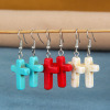 Trend retro turquoise earrings, European style, wholesale