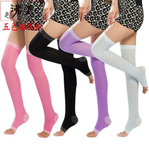 Compression socks, elastic socks, nighttime 480D sleep socks, shaping legs socks, thin calf socks, air conditioning socks, exported from Japan