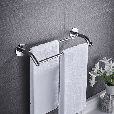 不鏽鋼毛巾杆衛生間拖鞋挂架衛浴壁挂架廚衛五金挂件免打孔毛巾杆