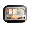 Disposable sushi box rectangular plastic lunch box sushi takeaway pack box 165*115*45 manufacturer wholesale