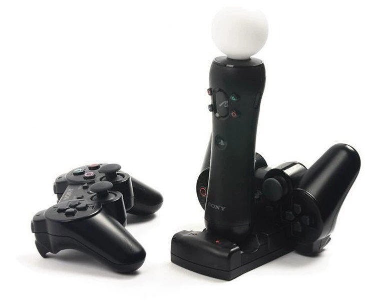 Зарядное устройство для контроллера PS3/PS3 Move, двойная зарядка контроллеров PS3