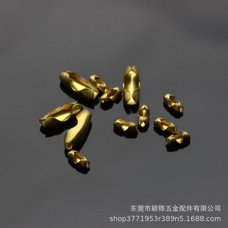 纯铜流苏珠链铜链条包扣1.5/2mm古风发簪DIY饰品材料配件批发