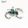 Brooch, retro enamel, clothing, accessory, halloween, new collection, European style, scorpion