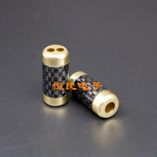 高品质大号 碳纤维 纯铝金属 耳机线分线器 分线档 DIY升级线配件