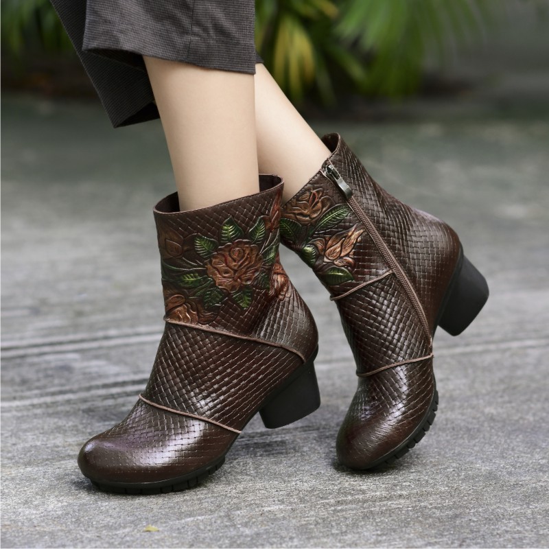 Bottes femme FEMME en En cuir - Ref 3354956 Image 1