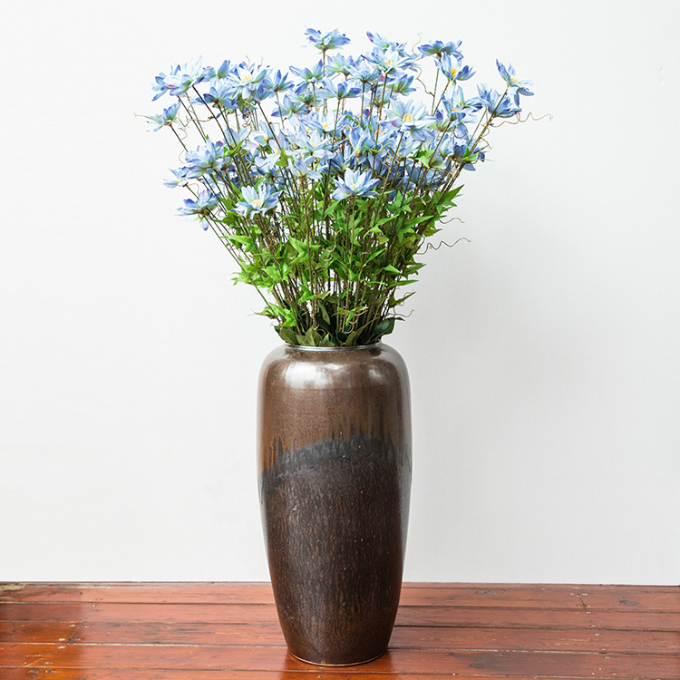 Wedding props Mulan Blue imitation flower props Nordic Home Furnishing Place Flower art