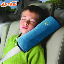 汽车儿童护肩套 车载卡通毛绒安全带套枕头 婴儿宝宝车用可爱抱枕