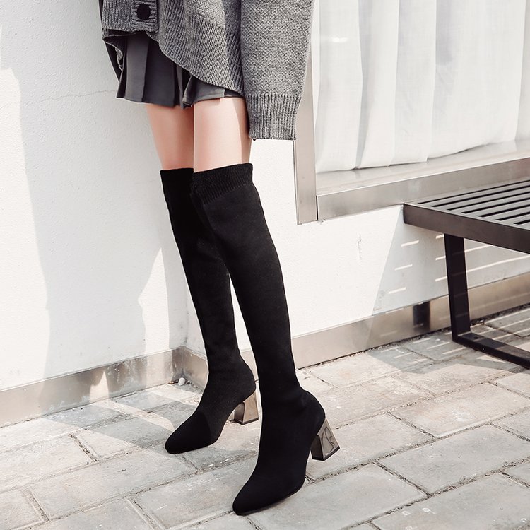 Bottes femme en Tissu - Ref 3354712 Image 4