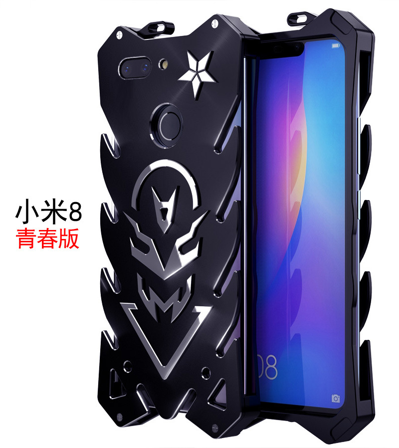 SIMON New THOR II Aviation Aluminum Alloy Shockproof Armor Metal Case Cover for Xiaomi Mi 8 Lite