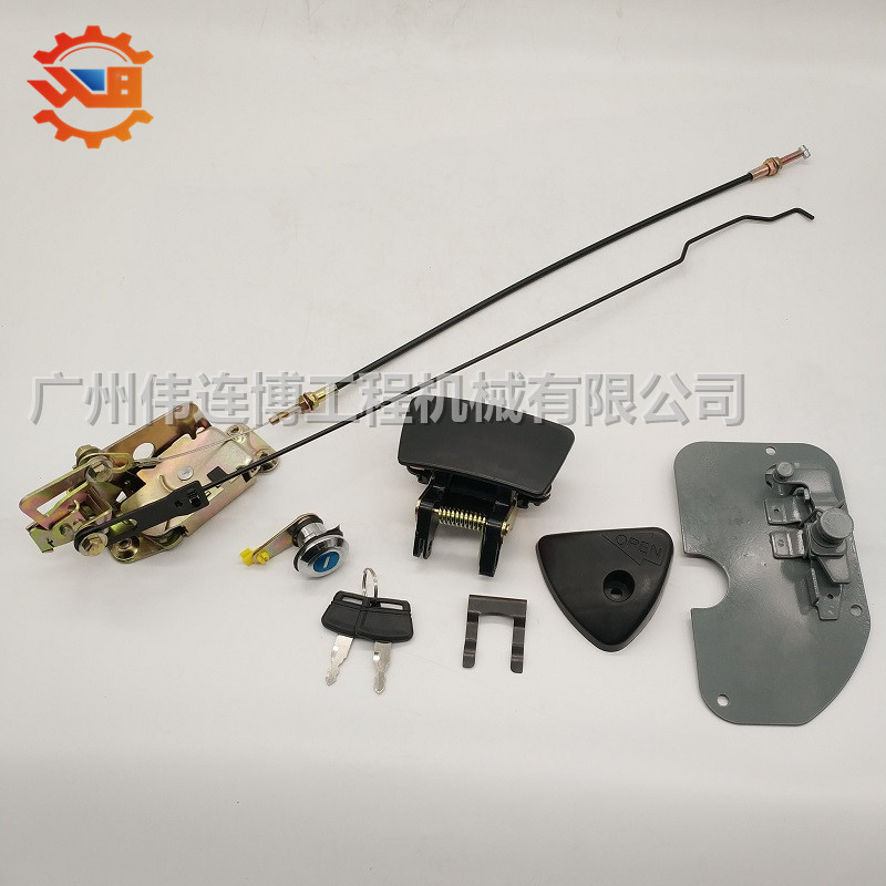 厂家大量现货供应挖掘机高品质门锁配件 日立EX200挖掘机门锁总成
