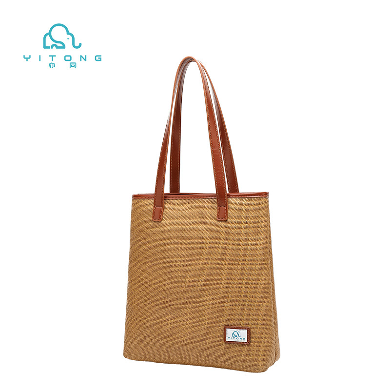 新款手提草编包编织手提女包藤条竹编包包Women rattan bags 2019