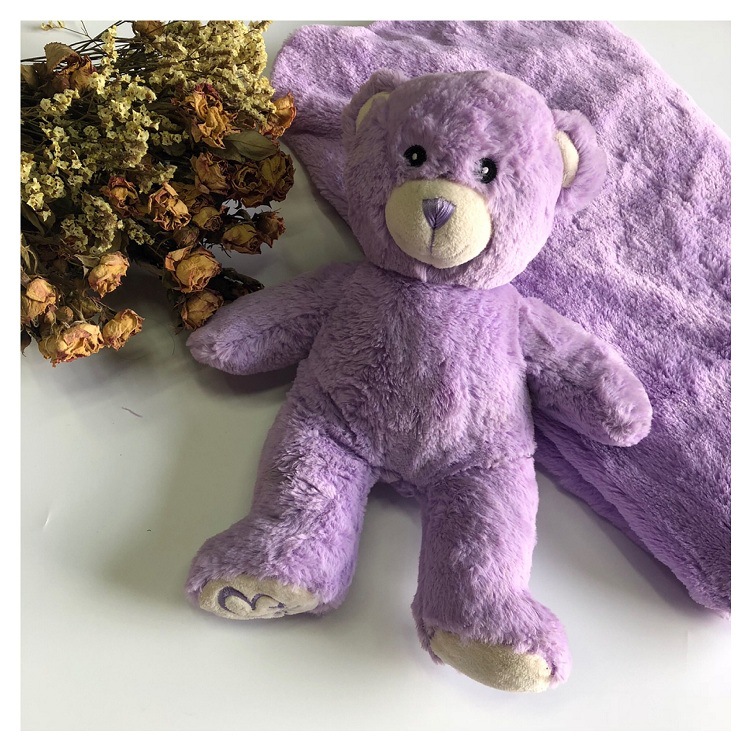 厂家直销现货纯涤紫色PV绒  压花喷花小兔毛时装家纺经编面料