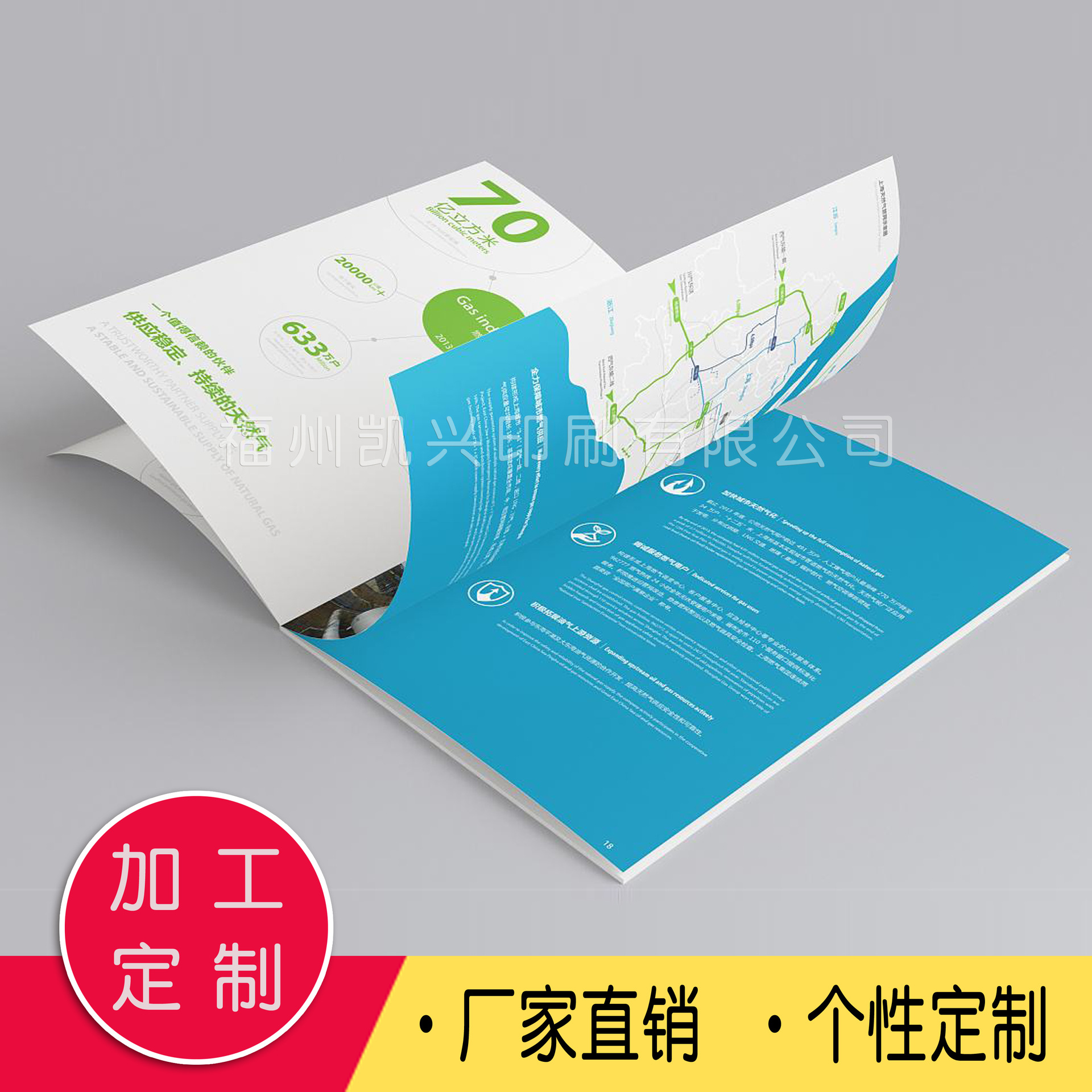 工厂批发企业画册优惠产品画册宣传册印刷精装画册定 制英文绘本