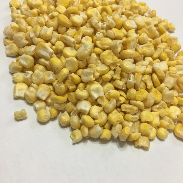 食用脱水冷冻干燥玉米粒熟甜FD玉米膨化即食烘焙食品级原料散装|ms