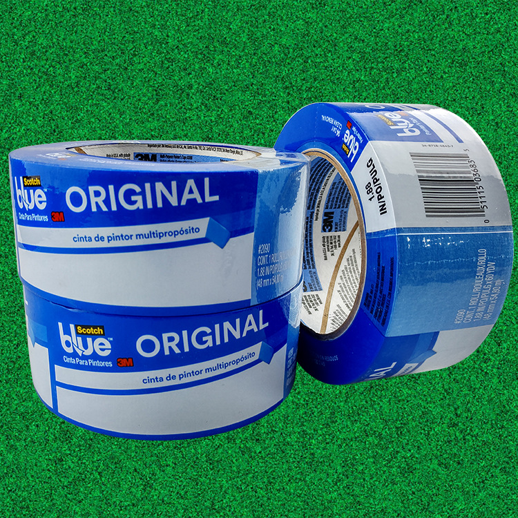 供应3M2090蓝色美纹纸Scotch-Blue遮蔽胶带3D打印专用耐高温贴纸