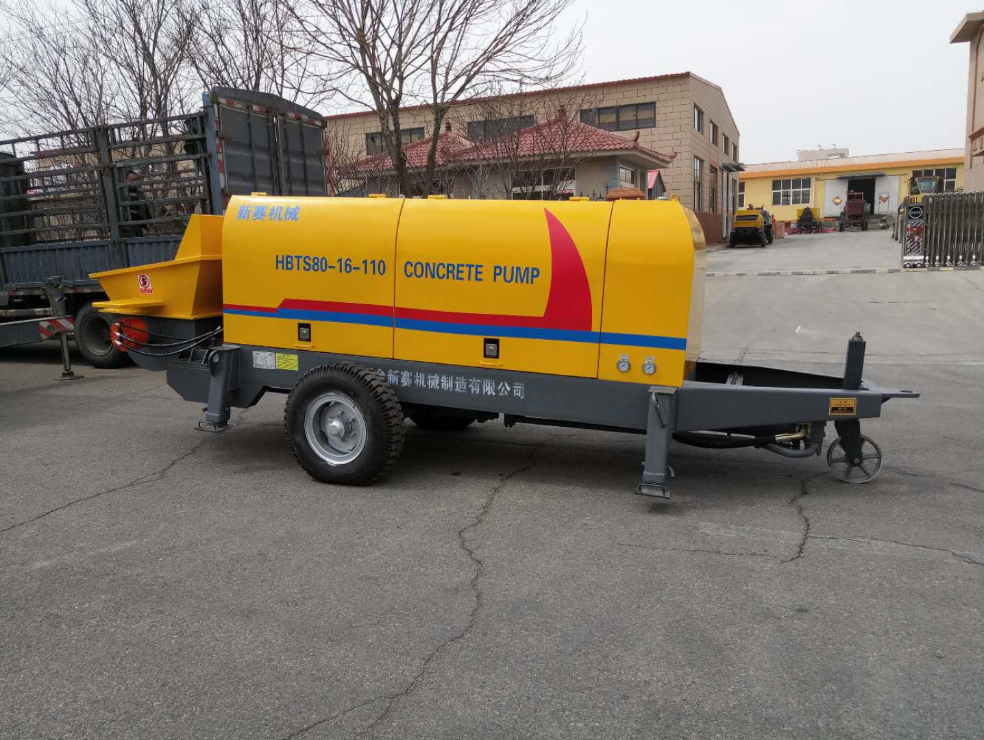 混凝土输送泵 大型地泵 80拖泵 80混凝土输送泵 80大型混凝土拖泵