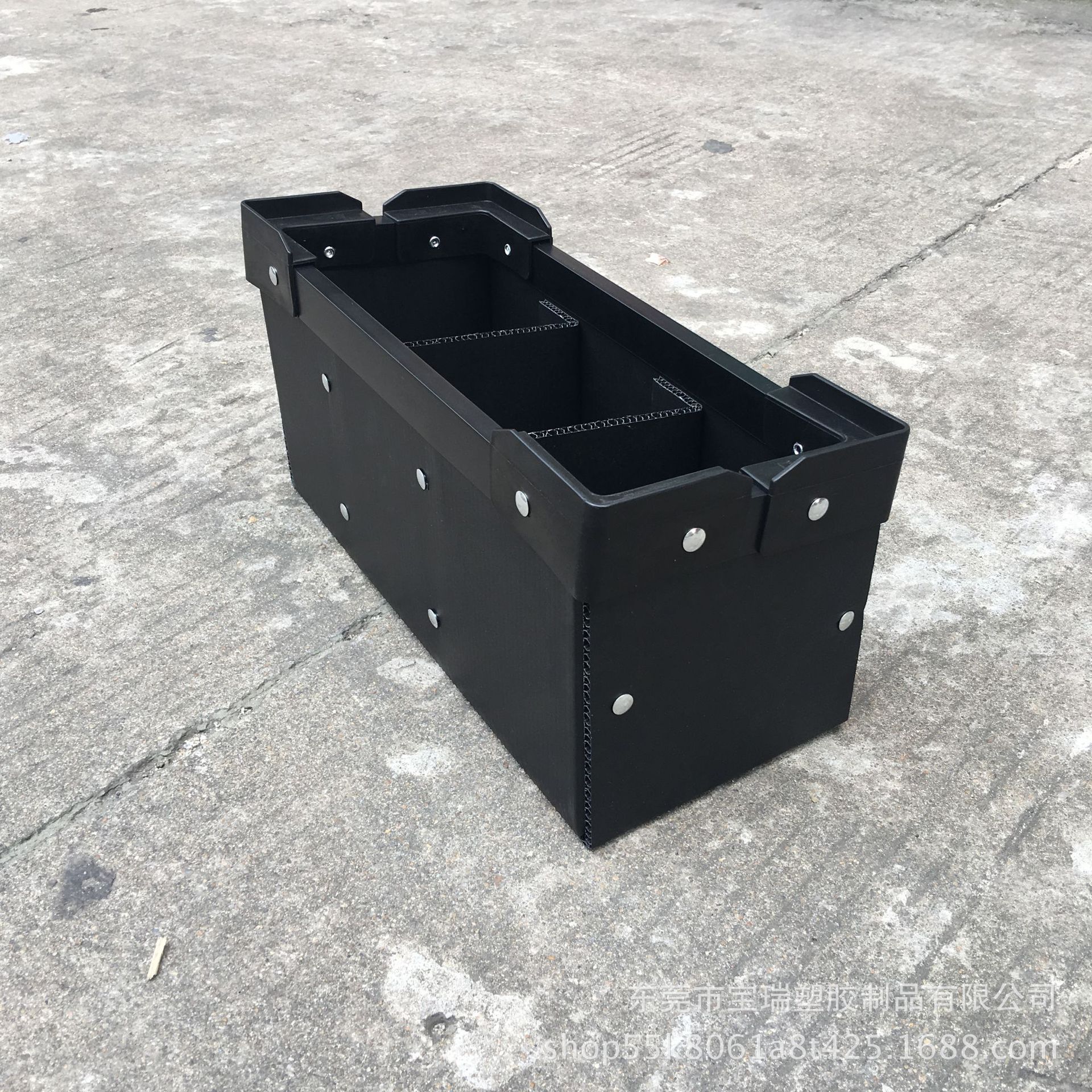 供应 中空板加工制成周转箱 加厚防静电PP万通板骨架箱