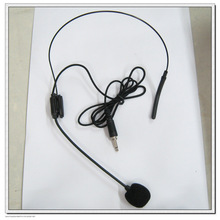 螺絲頭戴麥克風話筒 3.5接口帶螺紋 擴音器 無線發射盒 通用耳麥